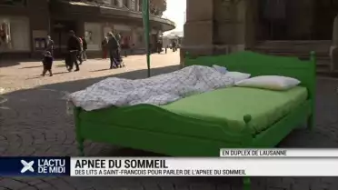Des lits à Saint-François pour parler de l&#039;apnée du sommeil