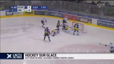 Gottéron en demi, Lausanne sombre contre Zurich