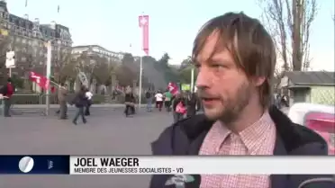 Manifestation anti-spéculation sur les matières premières