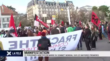 Manifestation anti-spéculation: 21 personnes interpellées