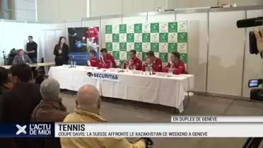 Les prémices de la Coupe Davis Suisse-Kazakhstan