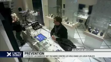 La police lausannoise met en garde contre les vols