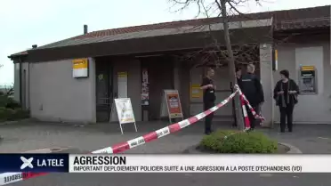 Gros dispositif de police suite à l&#039;agression d&#039;une Poste