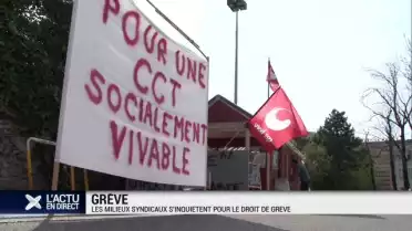 Les milieux syndicaux s&#039;inquiètent pour le droit de grève