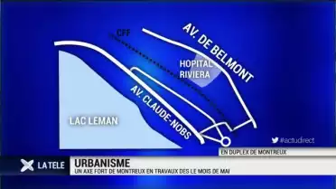 Un axe fort de Montreux en travaux dès le mois de mai