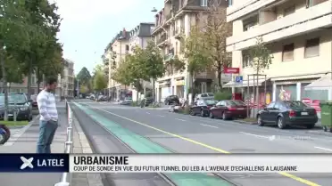 Coup de sonde en vue du futur tunnel du LEB à Lausanne