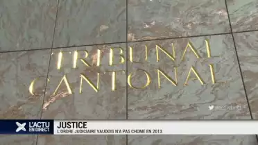 La justice vaudoise a reçu 55'000 nouvelles affaires en 2013