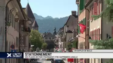 Bulle: commercants contre la suppression de places de parc
