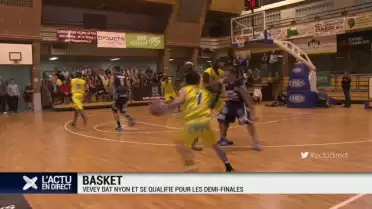 Vevey bat Nyon et se qualifie pour les demi-finales