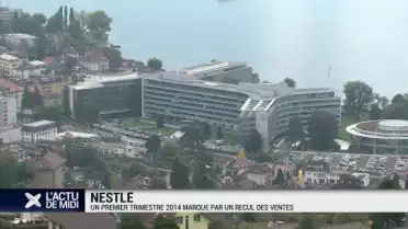 Nestlé: un premier trimestre marqué par un recul des ventes