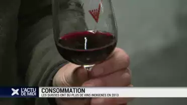 Les Suisses ont bu plus de vins du pays en 2013