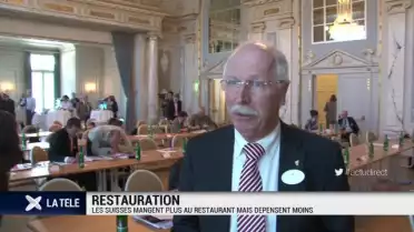 Les Suisses ont moins dépensé au restaurant