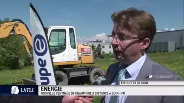 Nouvelle centrale de chauffage à distance à Guin (FR)