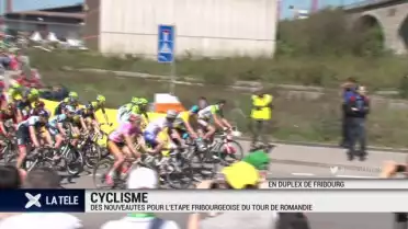 Le tour de Romandie en étape à Fribourg