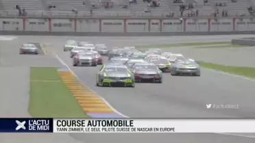 Yann Zimmer, le seul pilote suisse de Nascar en Europe