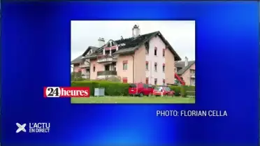 L'appartement de Gil Roman parti en fumée