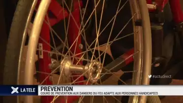 Les personnes handicapées sensibilisées aux dangers du feu
