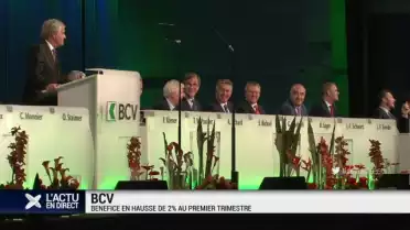 Bénéfice en hausse de 2% au premier trimestre pour la BCV