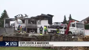 Explosion à Marsens: une fuite de gaz serait en cause