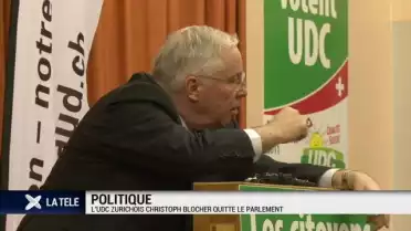 Christophe Blocher quitte le Conseil national