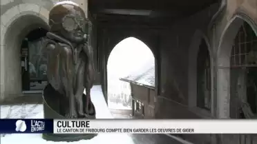Le canton de Fribourg compte garder les oeuvres de Giger