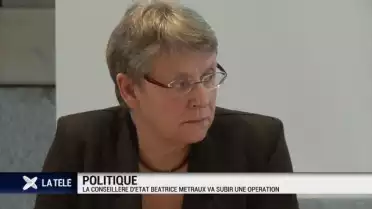Béatrice Métraux doit subir une opération chirurgicale