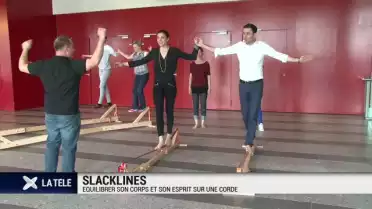 Equilibrer son corps et son esprit sur une corde