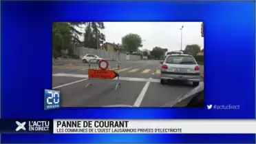 Les communes de l&#039;ouest lausannois privées d&#039;électricité
