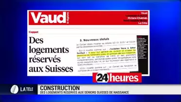 Des logements réservés aux seniors Suisses de naissance