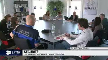 Les parrains pacifient la gare de Renens