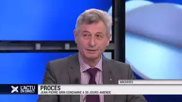 Jean-Pierre Grin condamné à 30 jours-amende