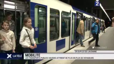 Toujours plus de voyageurs dans les transports publics.
