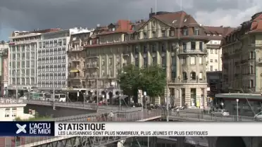 Les lausannois sont plus nombreux, plus jeunes et exotique