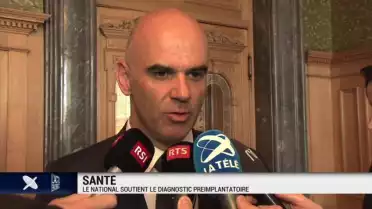 Diagnostic préimplantatoire: la réaction d&#039;Alain Berset
