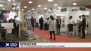 Les entreprises réseautent au salon Bitoubi à Lausanne