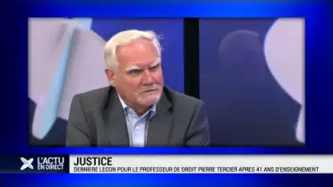 Départ du professeur de droit Pierre Tercier après 41 ans