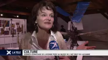 Dernier vernissage de Lucienne Peiry au musée d&#039;Art Brut.