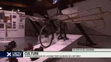 Dernier vernissage de Lucienne Peiry au musée d&#039;Art Brut
