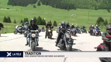 Virée bénédiction des motards aux Mosses