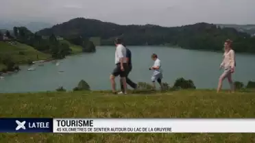 45 kilomètres de sentier autour du lac de la Gruyère !