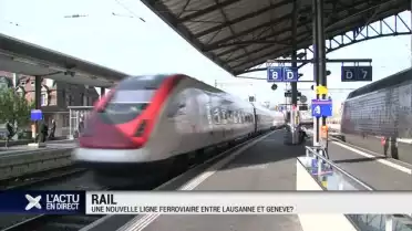 Pas de nouvelle voie ferrée Lausanne-Genève avant 2030