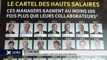 Certains managers gagnent 100 fois plus que leurs employés