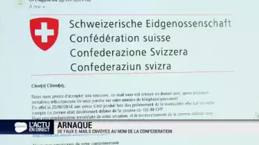 De faux e-mails envoyés au nom de la Confédération