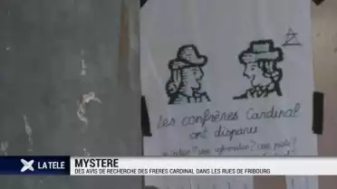 Des avis de recherche de la confrérie Cardinal à Fribourg
