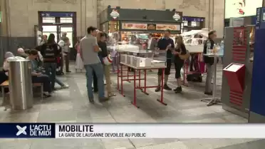 Future gare de Lausanne : la maquette présentée au public