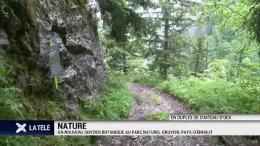 Un nouveau sentier botanique au parc naturel Gruyère