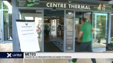 Le centre thermal d&#039;Yverdon jouit du mauvais temps