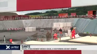 Première pierre du home de Vuisternens-Devant-Romont