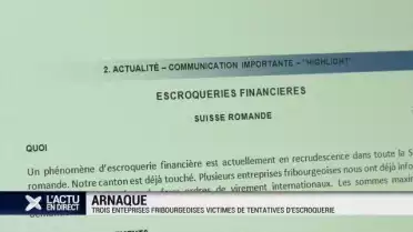 Tentatives d&#039;escroquerie sur des entreprises romandes