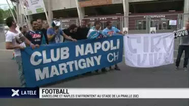 Barcelone et Naples s'affrontent au Stade de Genève